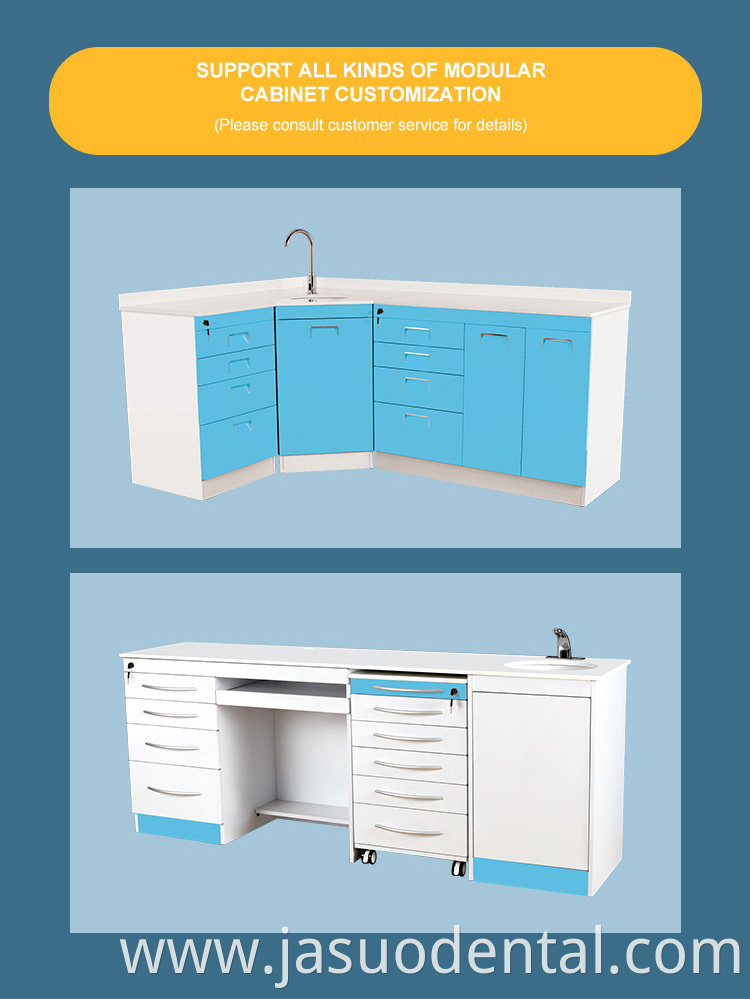 Mobile cabinet for dental clinic